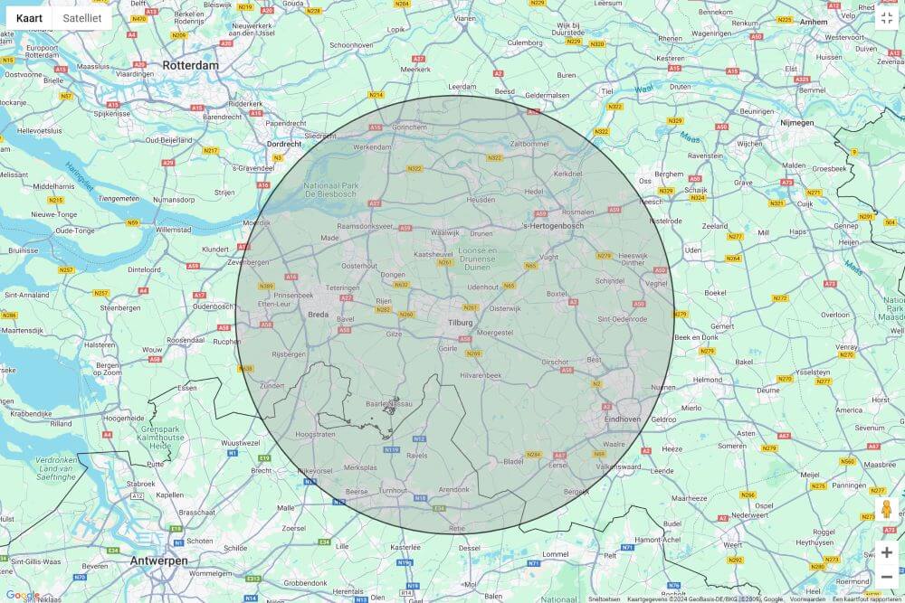 Werkgebied-Rioolservice-Best