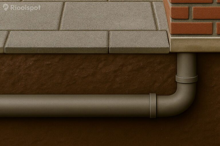 Hoofdleiding verstopt