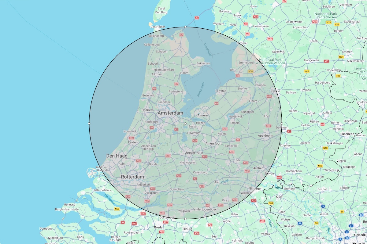 Werkgebied Rioolned