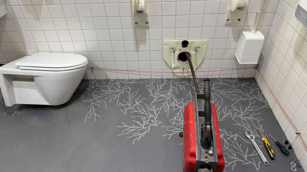 WC verstopt in Zaandam